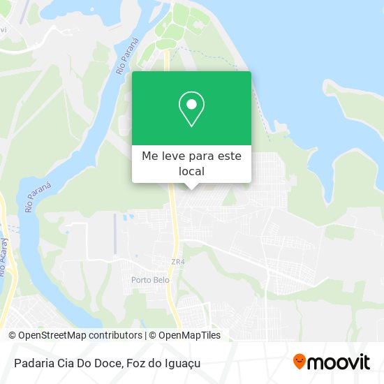 Padaria Cia Do Doce mapa