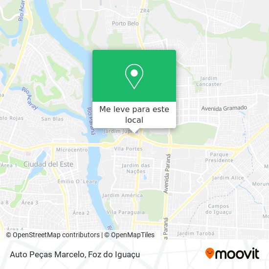 Auto Peças Marcelo mapa