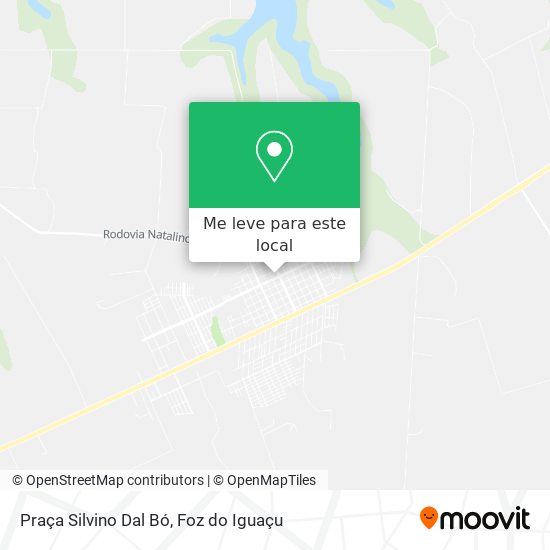 Praça Silvino Dal Bó mapa