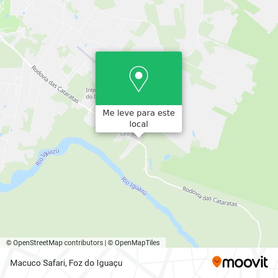 Macuco Safari mapa