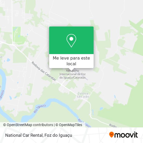 National Car Rental mapa