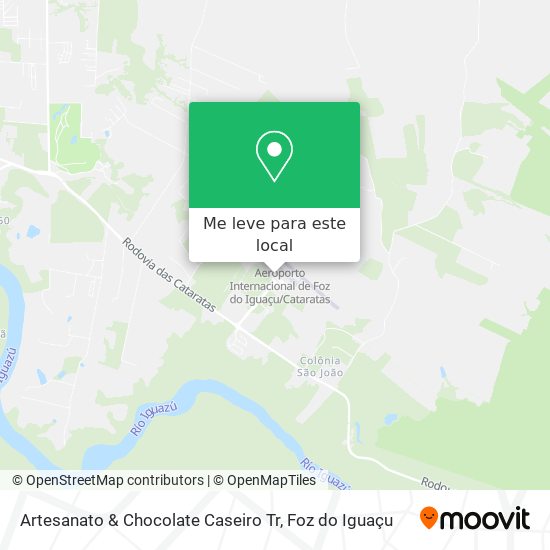 Artesanato & Chocolate Caseiro Tr mapa