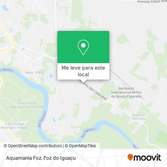 Aquamania Foz mapa