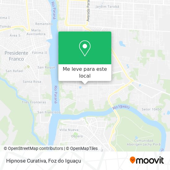 Hipnose Curativa mapa