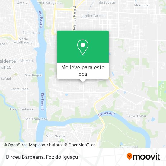 Dirceu Barbearia mapa