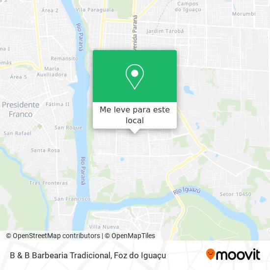 B & B Barbearia Tradicional mapa
