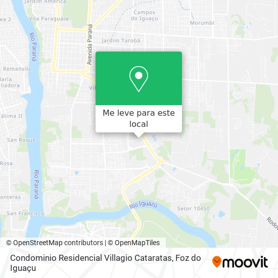 Condominio Residencial Villagio Cataratas mapa