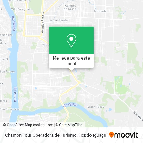 Chamon Tour Operadora de Turismo mapa