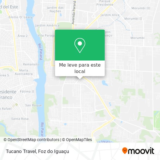 Tucano Travel mapa
