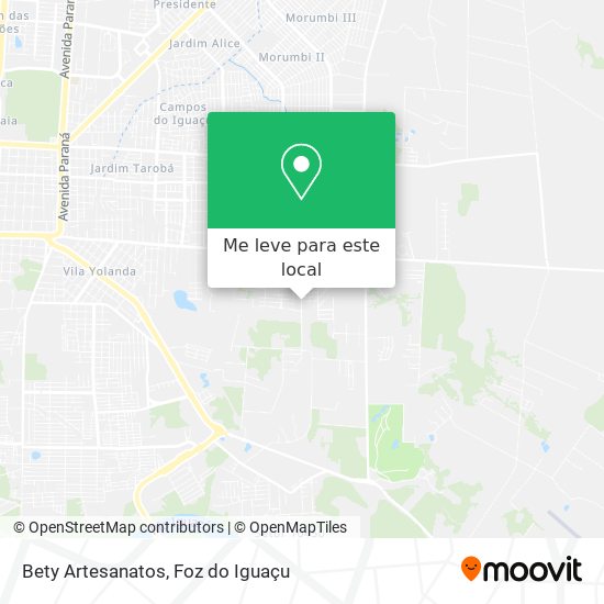 Bety Artesanatos mapa