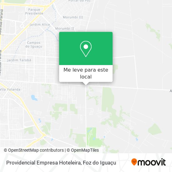 Providencial Empresa Hoteleira mapa