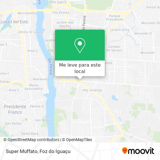 Super Muffato mapa