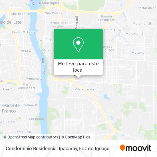 Condominio Residencial Ipacaray mapa
