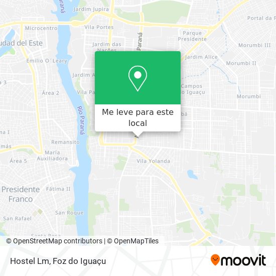Hostel Lm mapa