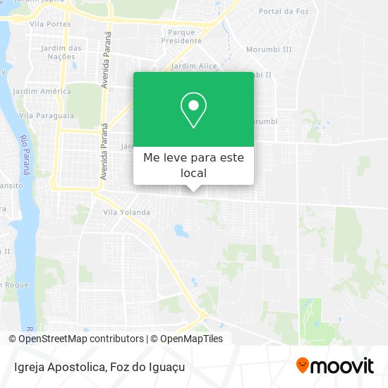 Igreja Apostolica mapa