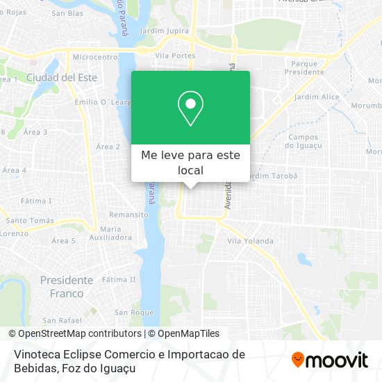 Vinoteca Eclipse Comercio e Importacao de Bebidas mapa