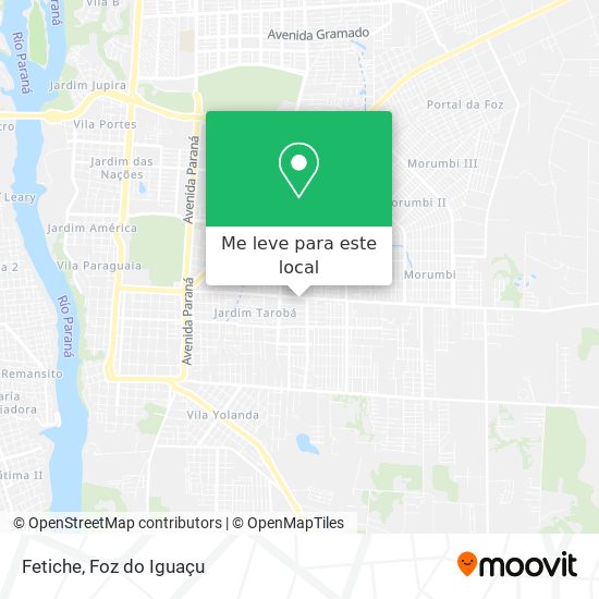 Fetiche mapa