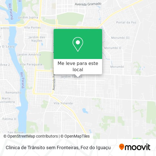 Clínica de Trânsito sem Fronteiras mapa