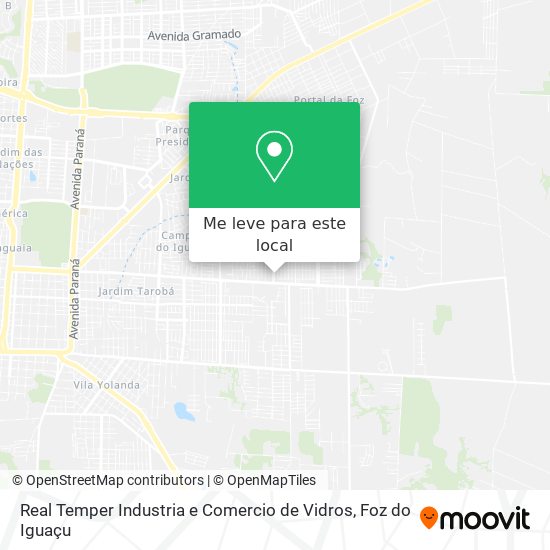 Real Temper Industria e Comercio de Vidros mapa