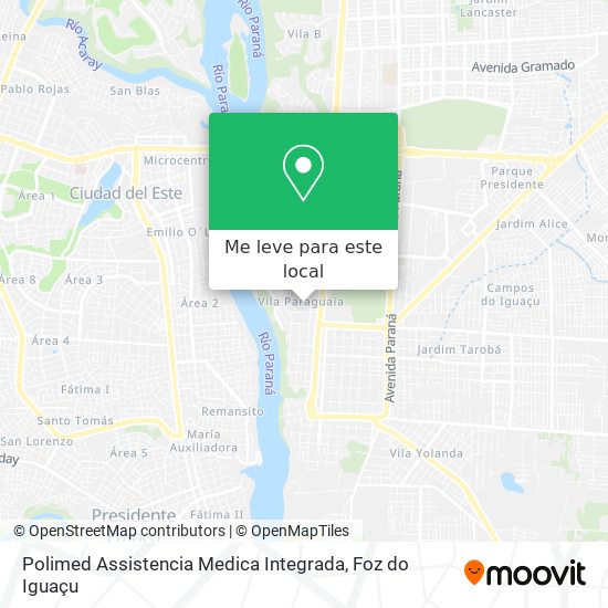 Polimed Assistencia Medica Integrada mapa