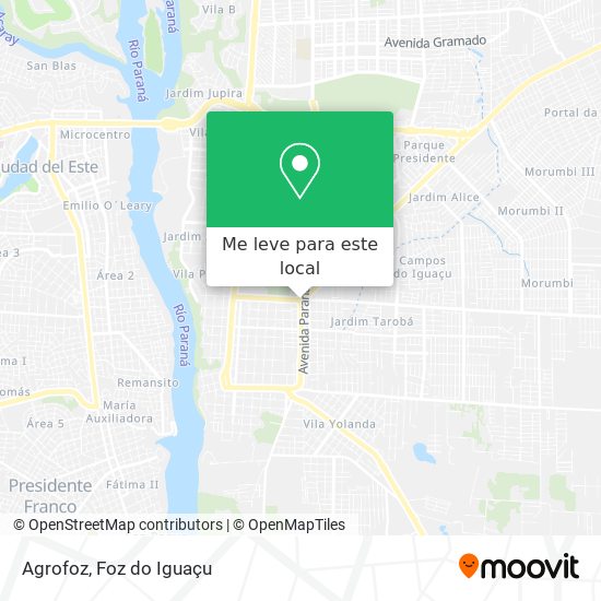 Agrofoz mapa
