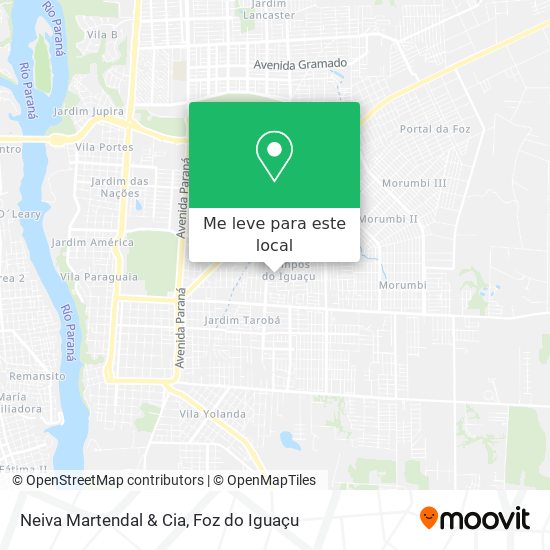 Neiva Martendal & Cia mapa