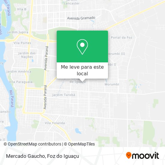 Mercado Gaucho mapa