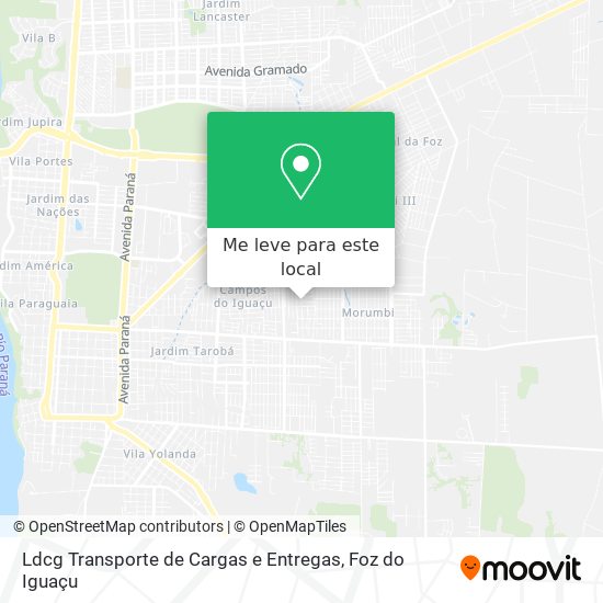 Ldcg Transporte de Cargas e Entregas mapa