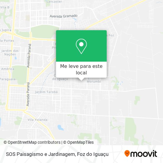 SOS Paisagismo e Jardinagem mapa