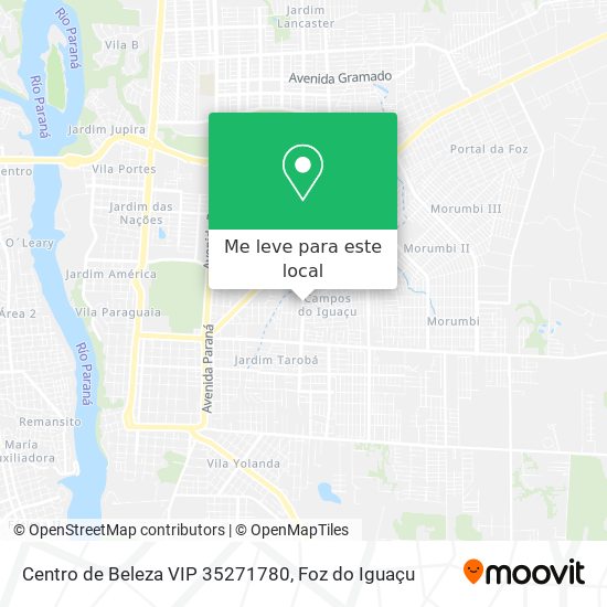 Centro de Beleza VIP 35271780 mapa
