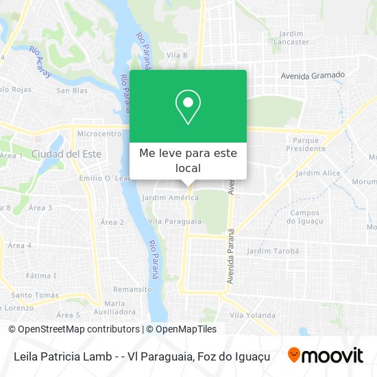 Leila Patricia Lamb - - Vl Paraguaia mapa