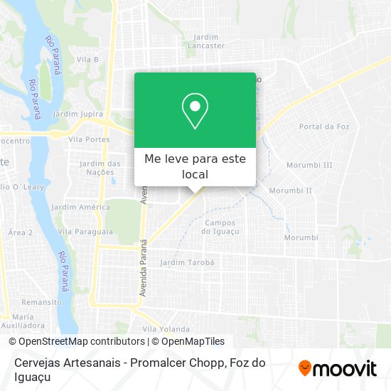 Cervejas Artesanais - Promalcer Chopp mapa