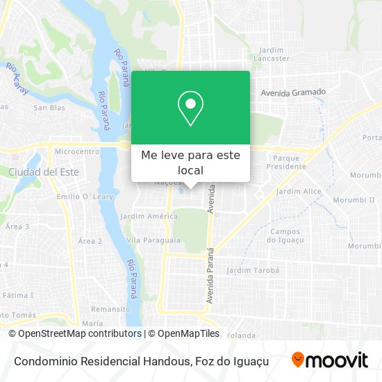 Condominio Residencial Handous mapa