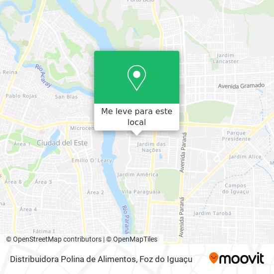 Distribuidora Polina de Alimentos mapa