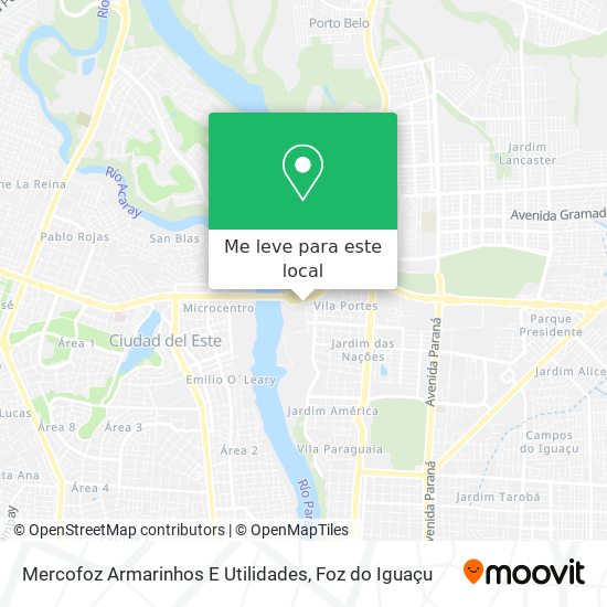 Mercofoz Armarinhos E Utilidades mapa