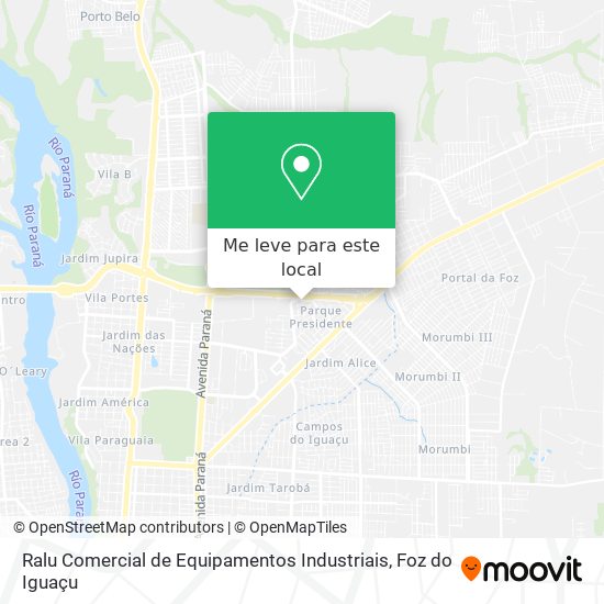 Ralu Comercial de Equipamentos Industriais mapa