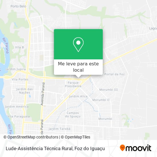 Lude-Assistência Técnica Rural mapa
