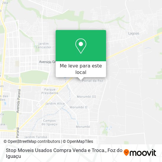 Stop Moveis Usados Compra Venda e Troca. mapa