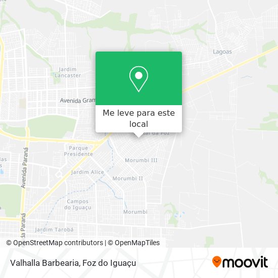 Valhalla Barbearia mapa