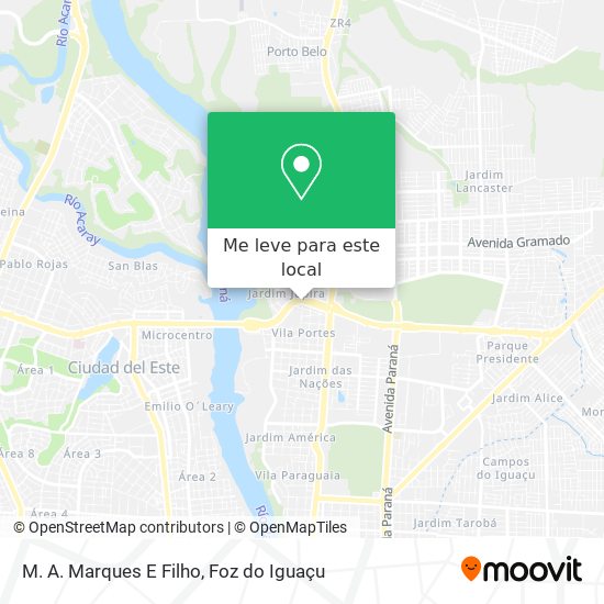 M. A. Marques E Filho mapa