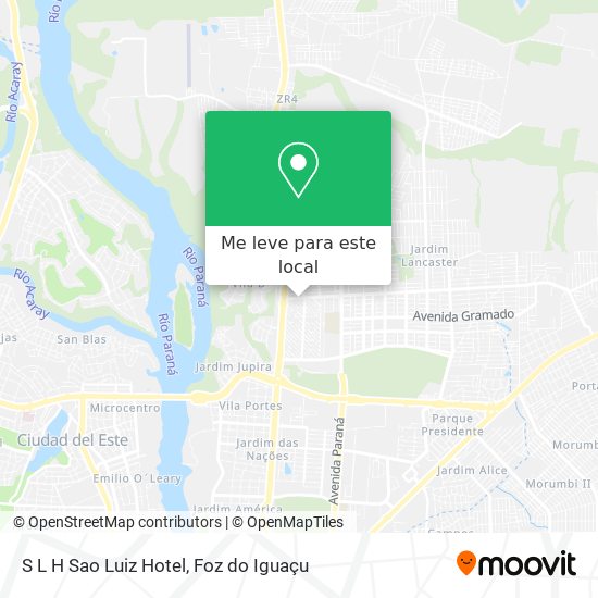 S L H Sao Luiz Hotel mapa