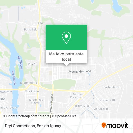Dryi Cosméticos mapa
