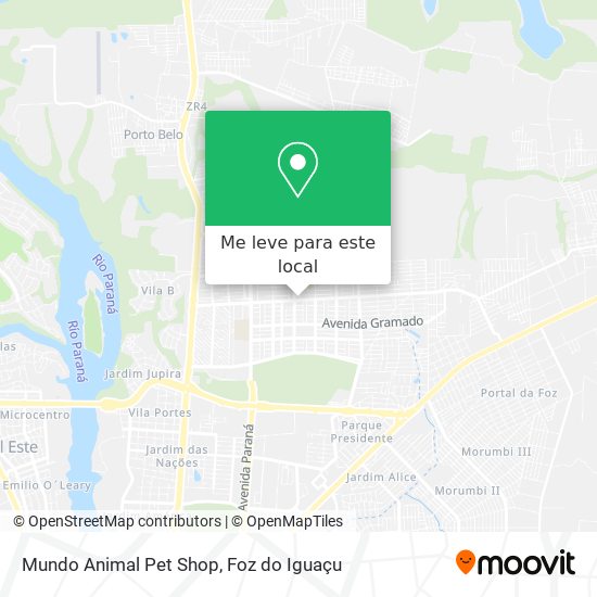 Mundo Animal Pet Shop mapa