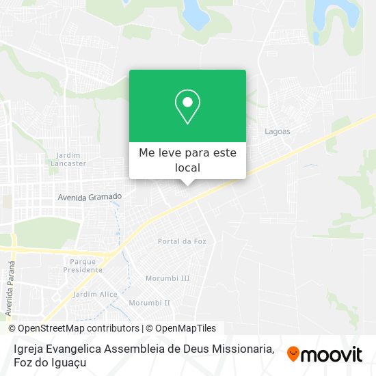 Igreja Evangelica Assembleia de Deus Missionaria mapa