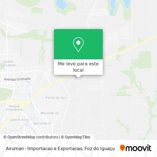Airuman - Importacao e Exportacao mapa