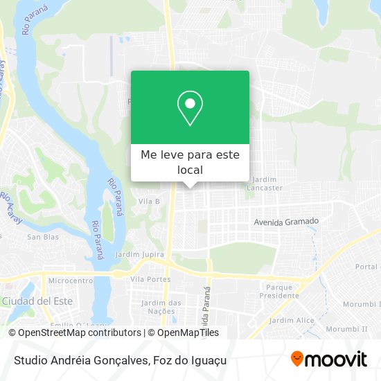 Studio Andréia Gonçalves mapa