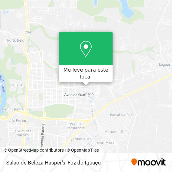 Salao de Beleza Hasper's mapa
