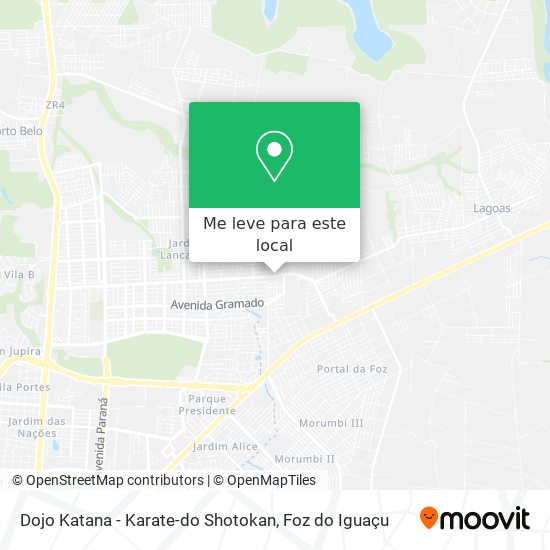 Dojo Katana - Karate-do Shotokan mapa