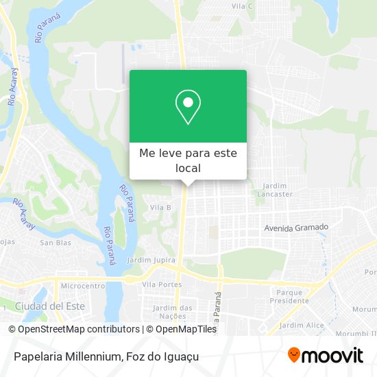 Papelaria Millennium mapa
