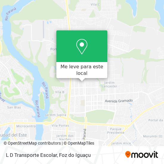 L D Transporte Escolar mapa